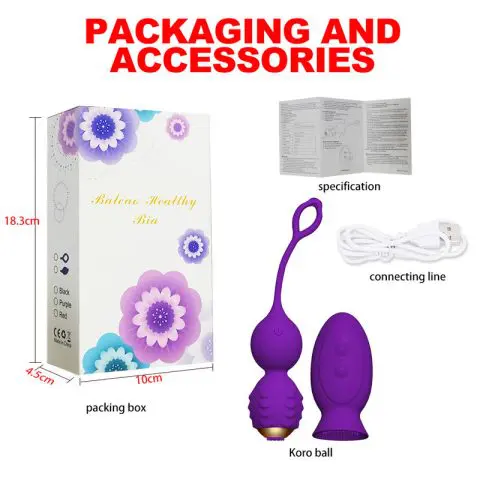 Vaginal exercises with dumbbells and Kegel balls