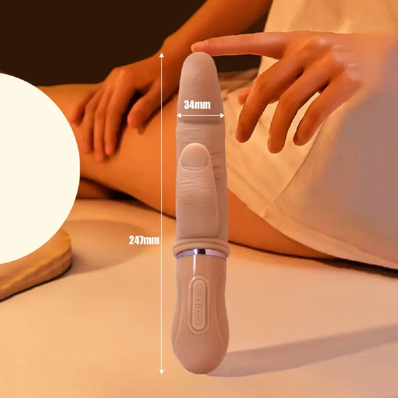 AITT Liquid Silicone Thrusting & Vibrating Stick for Women - Image 2