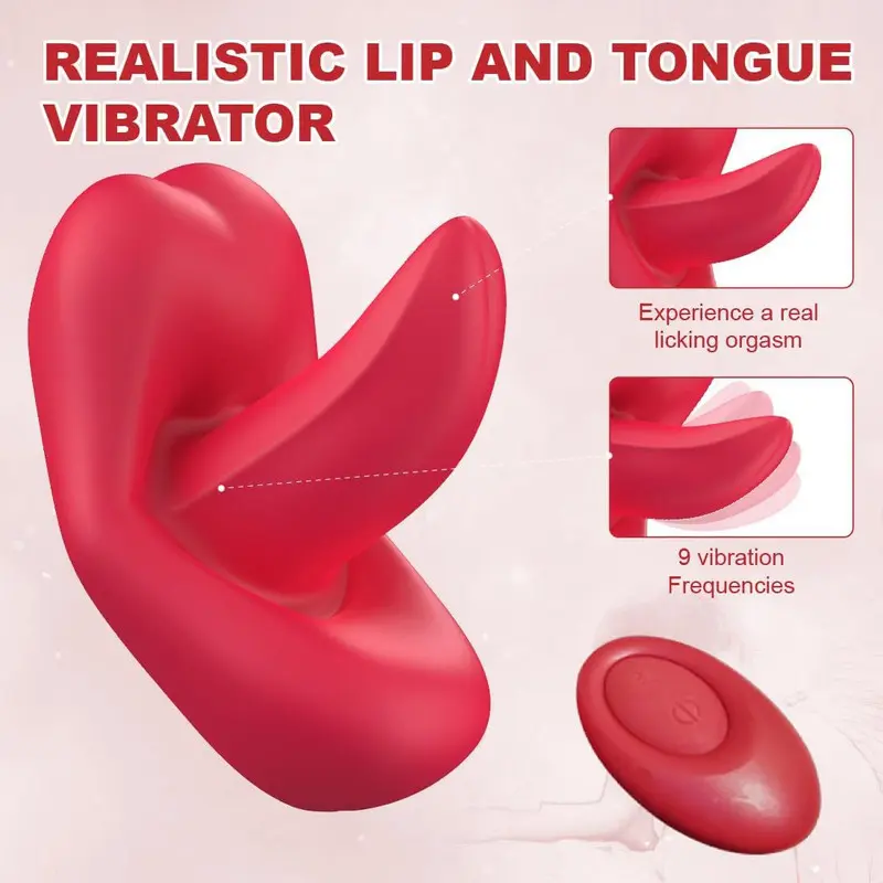 Realistic Lip & Tongue Vibrator - Image 2