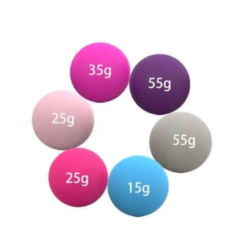 Silicone balls for female genitalia to enhance vaginal stimulation