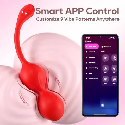 Wearing a walking vibration-stimulating Kegel ball to tighten the inner walls of the vagina