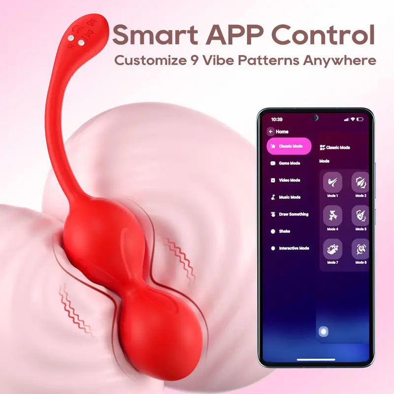 Wearing a walking vibration-stimulating Kegel ball to tighten the inner walls of the vagina