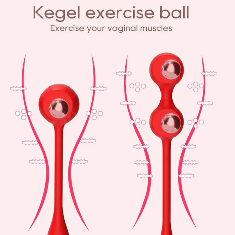 Wearing a walking vibration-stimulating Kegel ball to tighten the inner walls of the vagina - Image 2