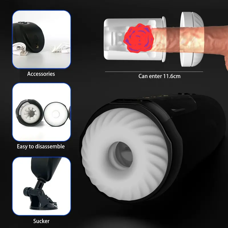 Automatic Electric Male Masturbation Cup with Rotating & Telescopic Function - Image 3
