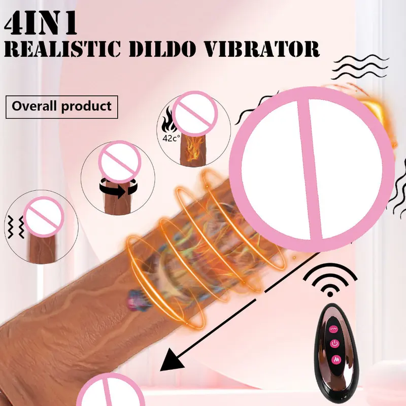 APP Control Liquid Silicone Realistic Vibrator - Image 4