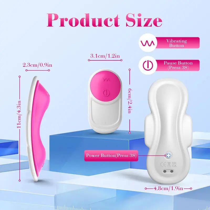 APP Control Sanitary Pad Wearable Vibrator - Image 4