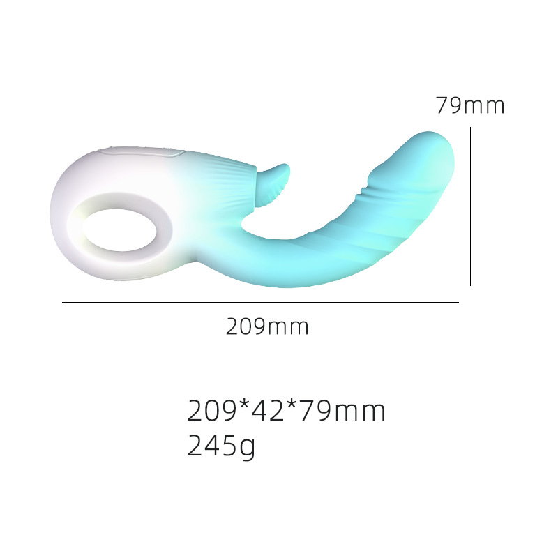 Multi-function Tongue Licking & Telescopic Vibrator - Image 5