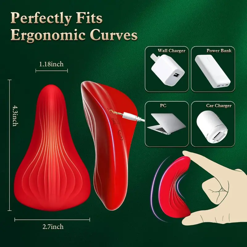 Wing-Shaped Wearable Vibrator - Image 5