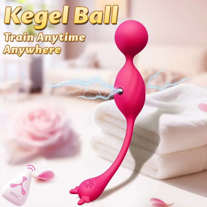 Vaginal dumbbell exercise with electric shock and egg jumping - Image 5