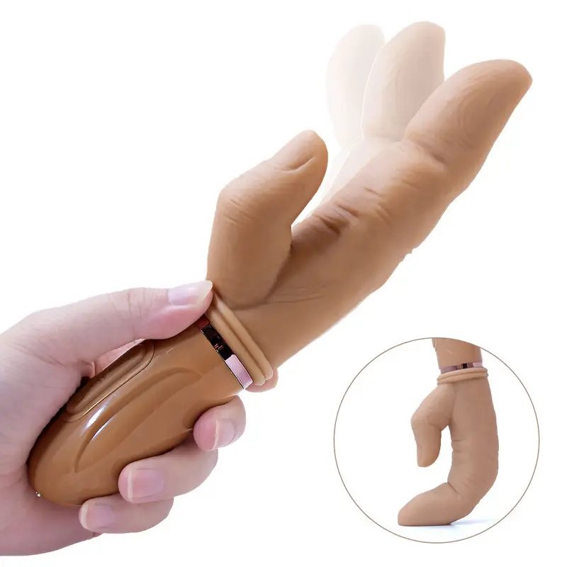 AITT Liquid Silicone Thrusting & Vibrating Stick for Women