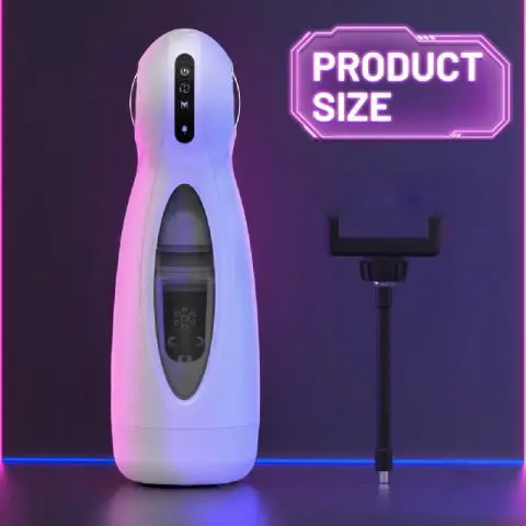 Full-Automatic Telescopic Rotating Male Masturbation Cup