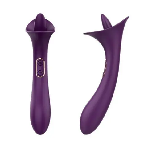 Women's Intimate Vibrator with Tongue Licking & Internal Vibration