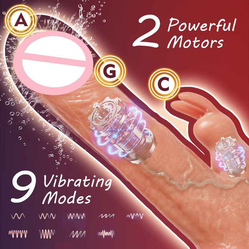 Liquid Silicone Hollow Rabbit Vibrator APP Control | G-Spot & Clit Stimulator for Women - Image 3