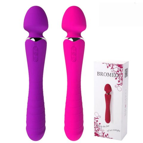 Heating Dual Head AV Vibrator for Women Flirting Pleasure Toy