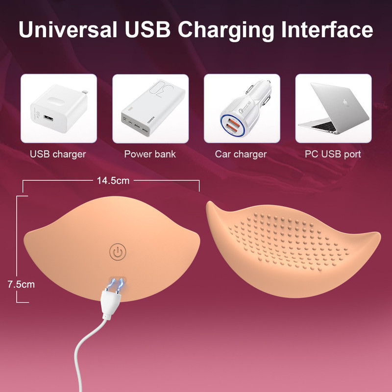 APP Control Breast Massager | Wireless Vibrating Breast Stimulator - Image 4