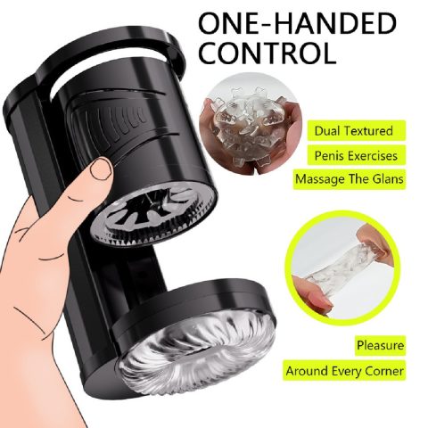 Compact Manual Pleasure Cup - Portable Male Stimulator